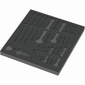 Wera 9831 Foam insert 6003 Joker Set 1, empty, 344 x 30 x 392 mm