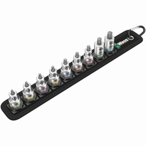 Wera Belt B 3 TORX HF Zyklop bit socket set with holding function, 3/8" drive, 9 pieces