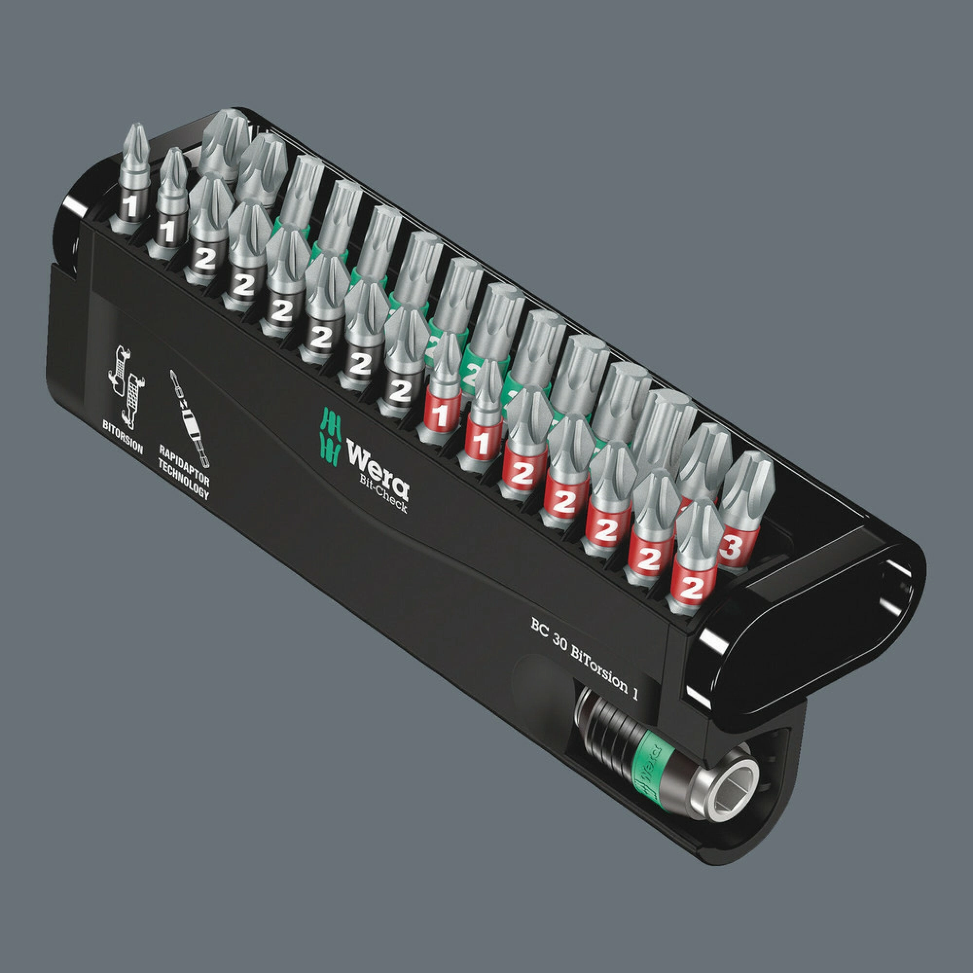Wera Bit-Check 30 BiTorsion 1, 30 pieces