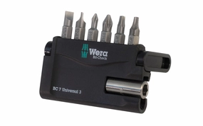 Wera Bit Set with Universal Bit Holder - "Bit-Check 7 Universal 1"