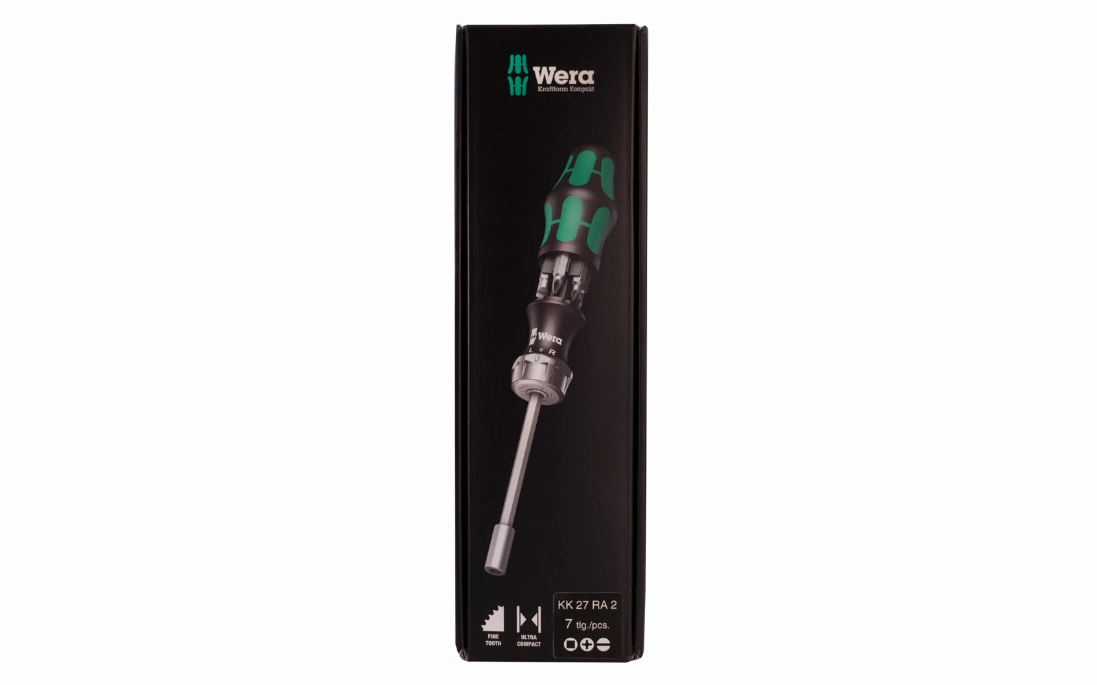 Wera Screwdriver Set & Bits - "Kraftform Kompakt 27 RA 2"