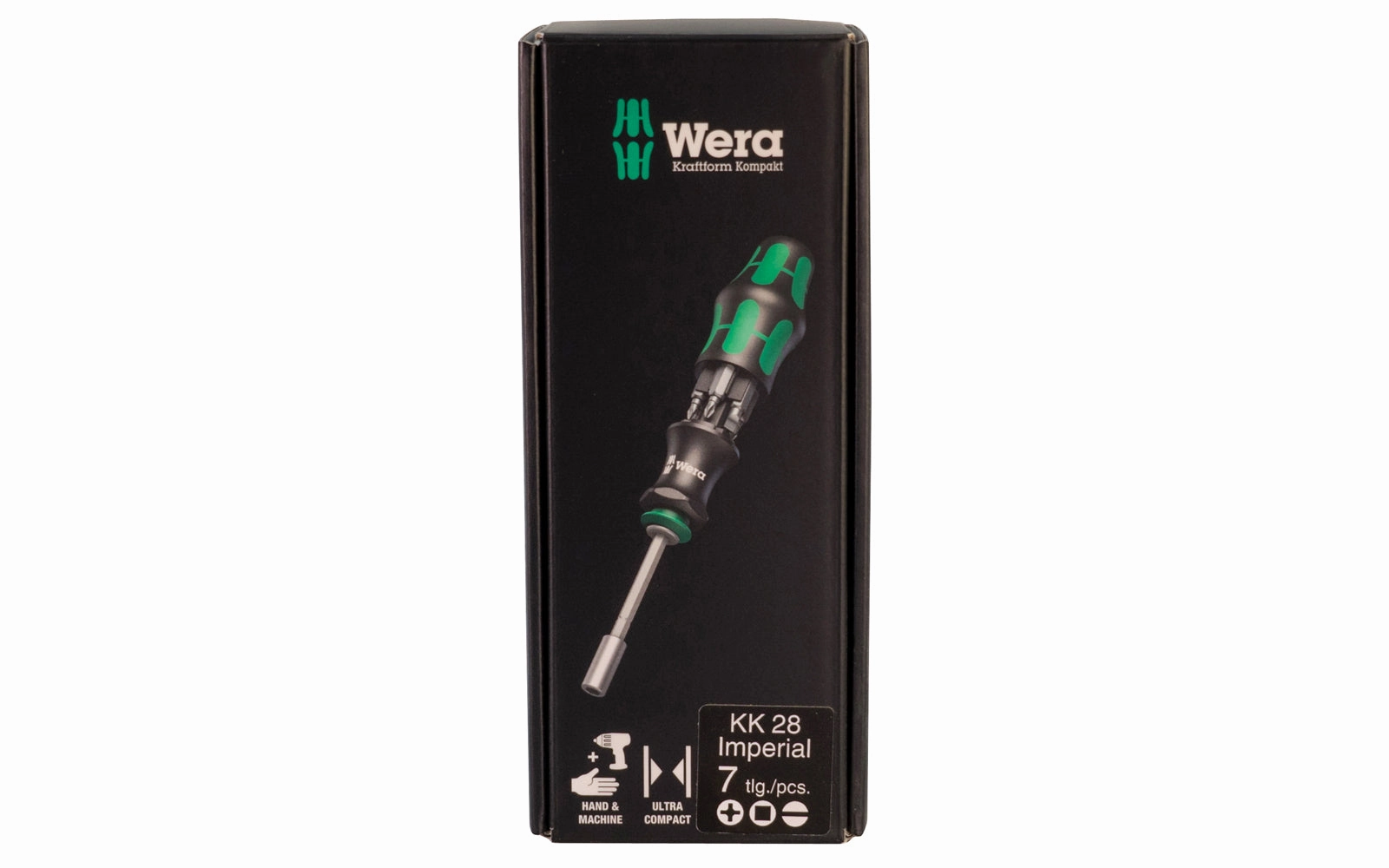 Wera Screwdriver Set & Bits - "Kraftform Kompakt 28 Imperial 1"