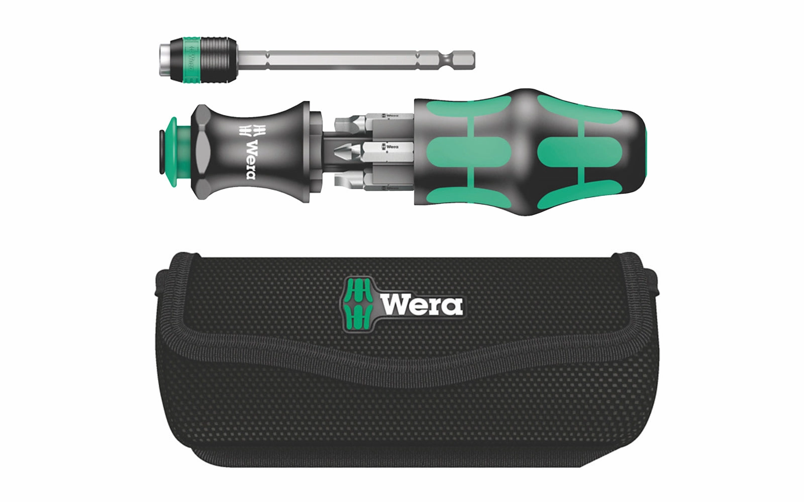 Wera Screwdriver Set & Bits With Pouch - "Kraftform Kompakt 26"