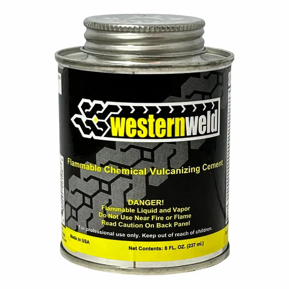 Western Weld 8 oz Tire Vulcanizing Cement, Fast Dry - SV8