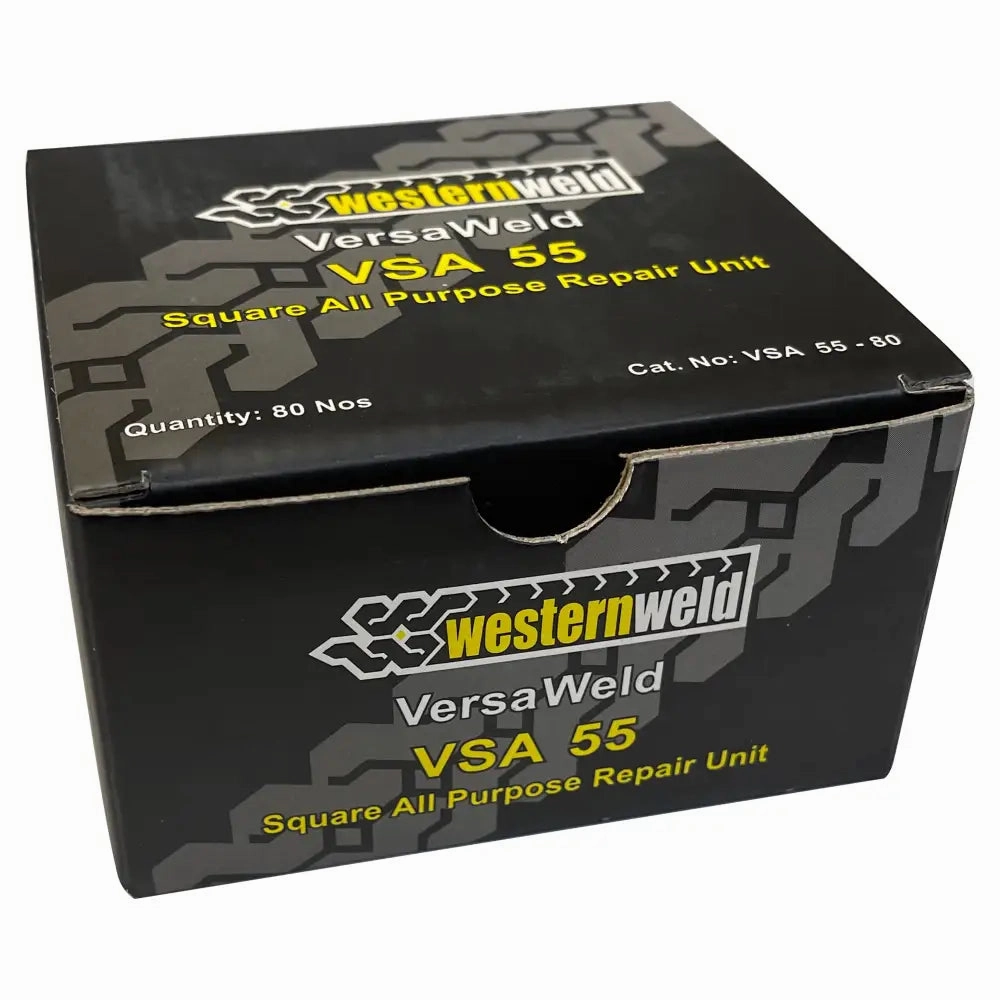 Western Weld VersaWeld 2.25" Square All Purpose Patch, 80 pcs - VSA 55-80