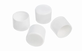 White Plastic Leg Tips