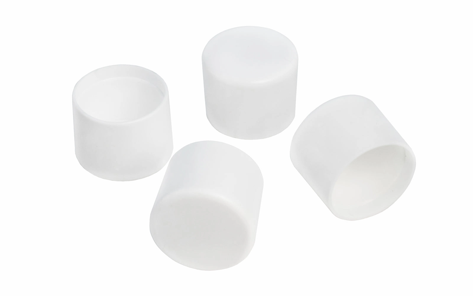 White Plastic Leg Tips