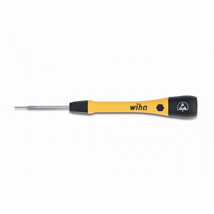 Wiha 27272 ESD Safe PicoFinish Precision Screwdriver - Slotted 1.2mm x 40mm