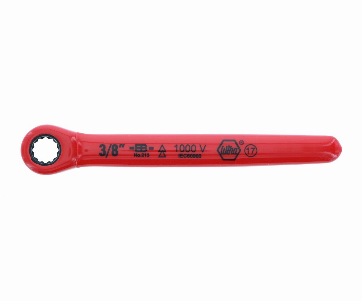 Wiha Tools 21325 Insulated Ratchet Wrench 3/8 Inch