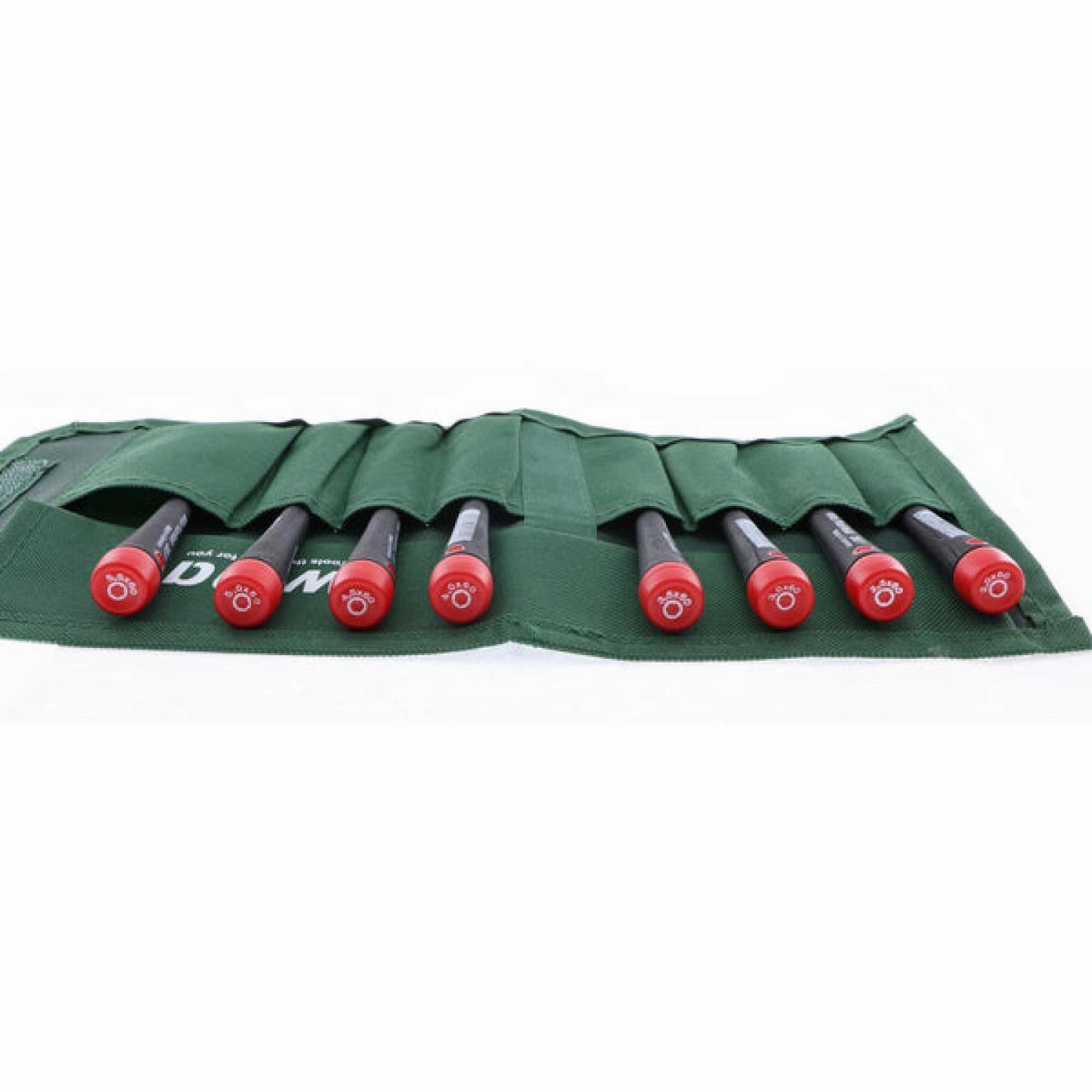 Wiha Tools 26596 PicoFinish Precision Metric Nut Driver Set w/ Canvas Pouch, 8 Pc.