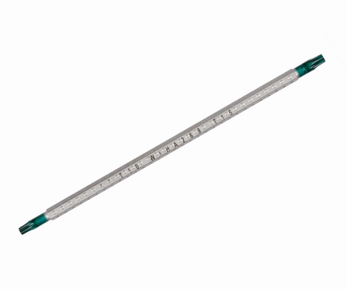 Wiha Tools 26979 TORX T5 x T6 x 4.7" ESD Safe Drive-Loc IV Blade