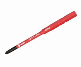Wiha Tools 28319 #2 x 75mm Insulated SlimLine Phillips Torque Screwdriver Blade
