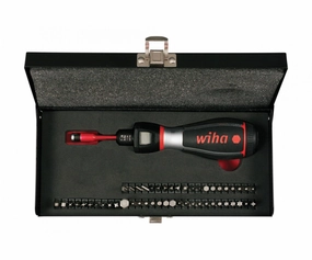 Wiha Tools 28892 iTorque Digital Torque Control Bit Set in Metal Storage Box, 7-26