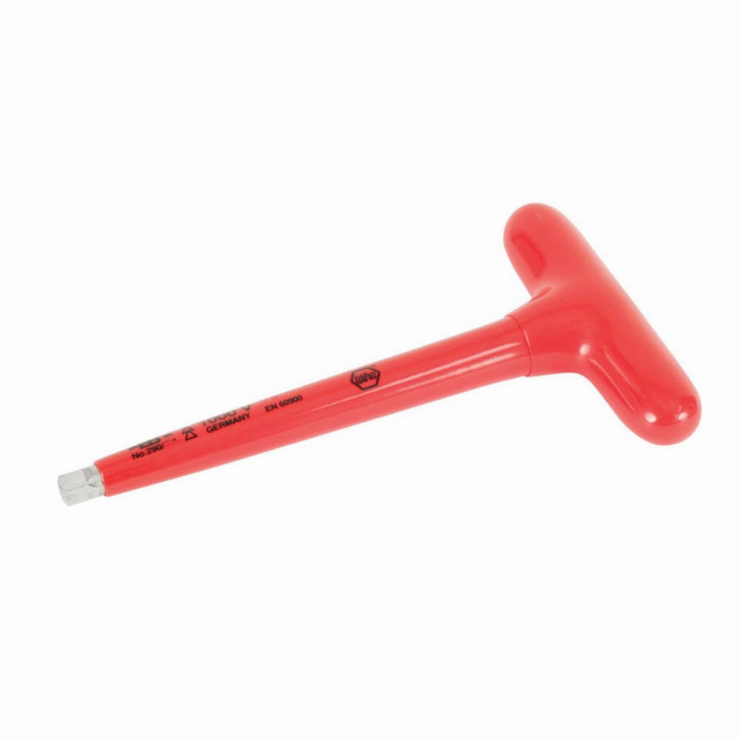 Wiha Tools 29006 1/4" x 160mm Drive Insulated T-handle Socket Holder