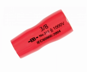 Wiha Tools 31432 Insulated Socket, 3/8" Drive, 7/16 Inch