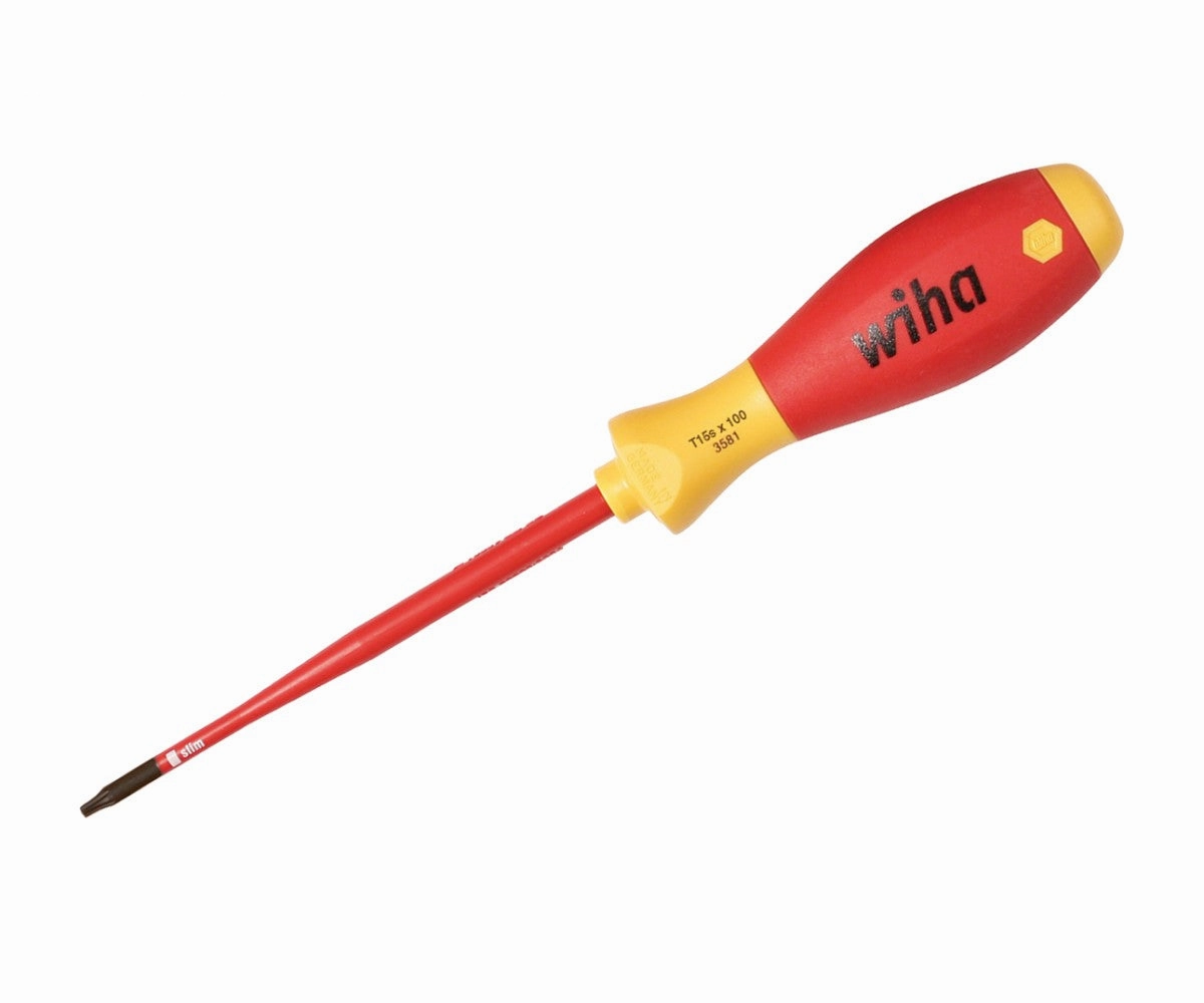 Wiha Tools 32514 Insulated SlimLine Security TORX Screwdriver, T20s x 100 mm