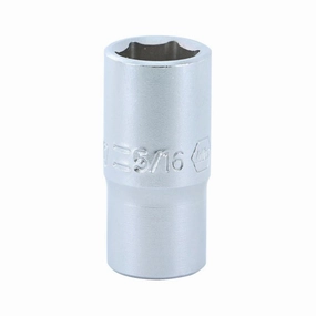 Wiha Tools 33310 1/4 Inch Drive Socket, 6 Point, 5/16 Inch
