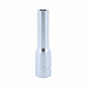 Wiha Tools 33342 1/4" Dr. Deep Socket Inch, 6 Pt, 5.5mm