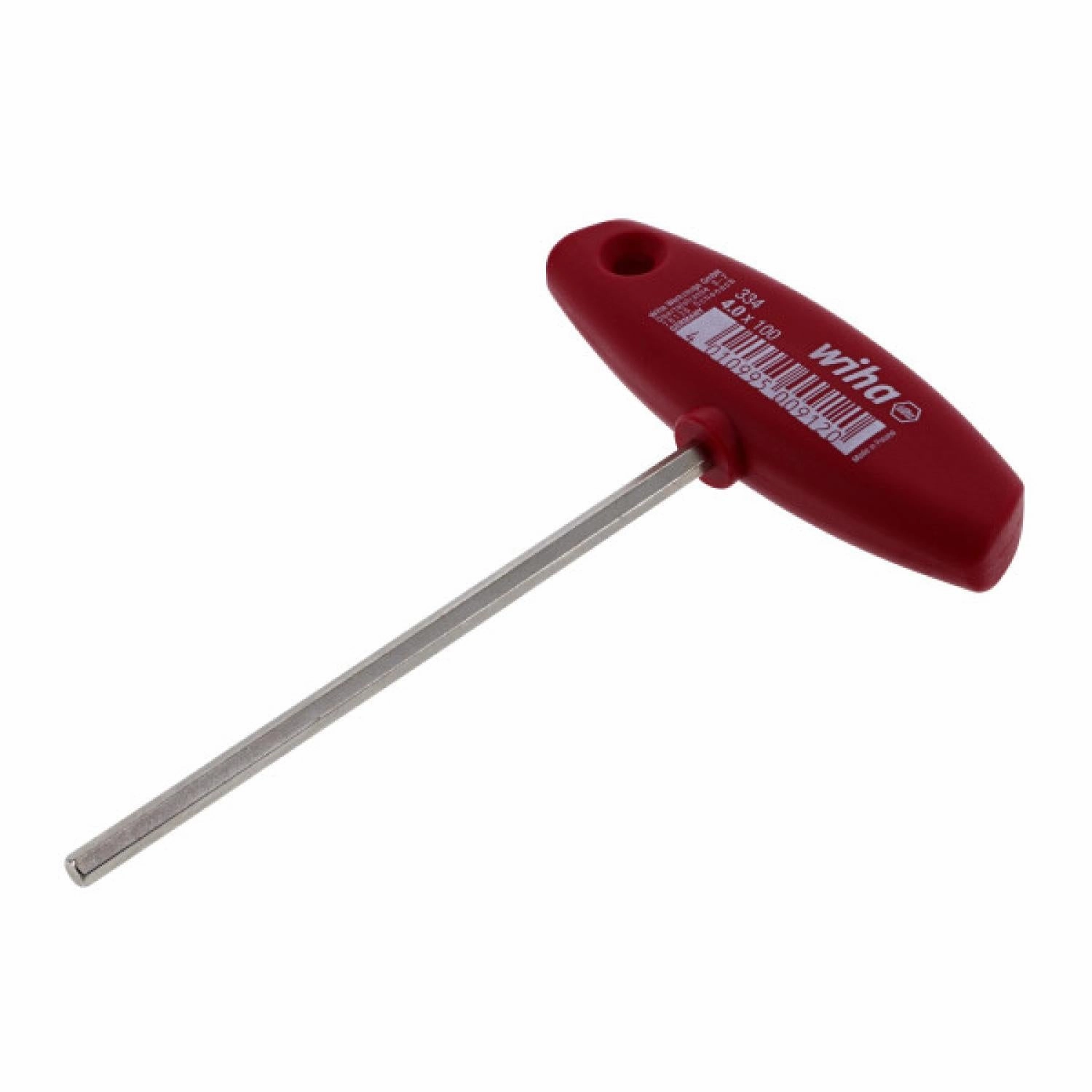 Wiha Tools 33406 Hex T-Handle 4.0 x 100mm