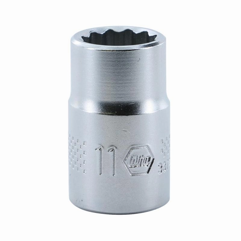 Wiha Tools 33726 3/8 Inch Drive Socket, 12 Point, 11.0mm