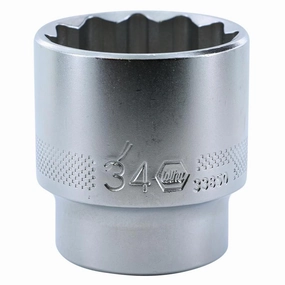 Wiha Tools 33850 1/2 Inch Drive Socket, 12 Point, 34 mm
