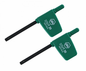 Wiha Tools 37005 TORX Flag Handle Screwdriver, T5 x 35 mm, 2 Pk.