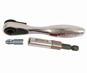 Wiha Tools 38076 Mini Bit Ratchet and Locking Bit Set