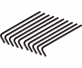 Wiha Tools 46705 Ball End Mid-Length Hex L - Key, 5/64", 10 Pk.