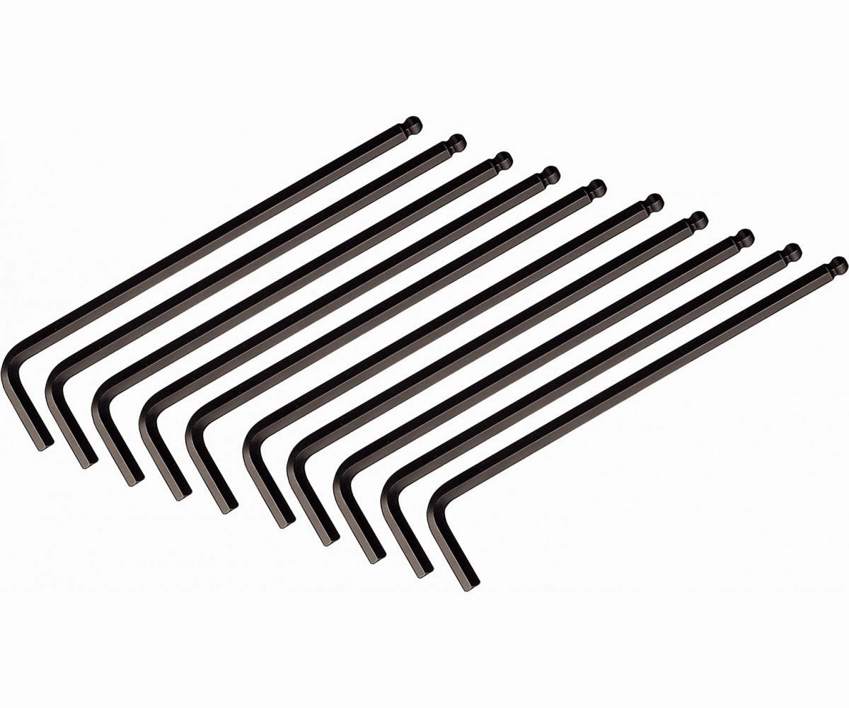 Wiha Tools 46731 Ball End Mid-Length Hex L - Key, 3/8", 10 Pk.