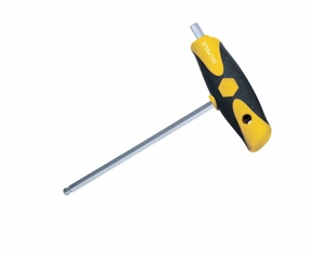 Wiha Tools 54009 1/8" Soft Grip Ball End Hex SAE Dual Drive T-Handle