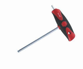 Wiha Tools 54088 10mm Soft Grip Ball End Hex Metric Dual Drive T-handle