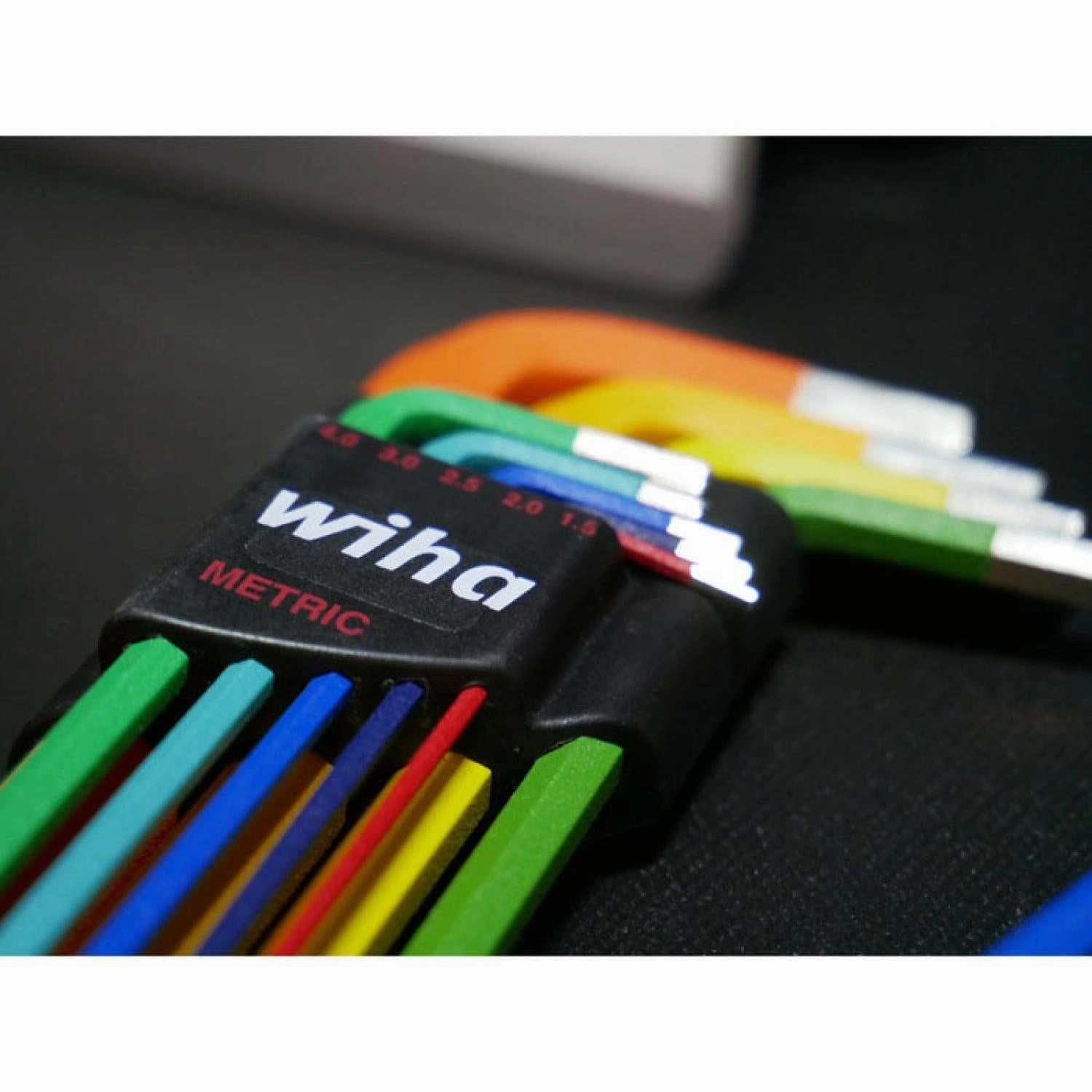 Wiha Tools 66980 Ball End Color Coded Metric Hex L-Key Set, 9 Pc.