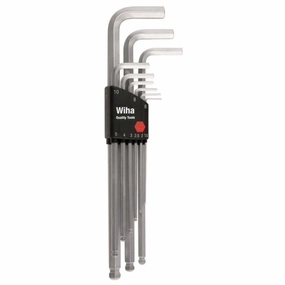 Wiha Tools 66994 9-Piece Metric Ball End Long Hex L-Key Set