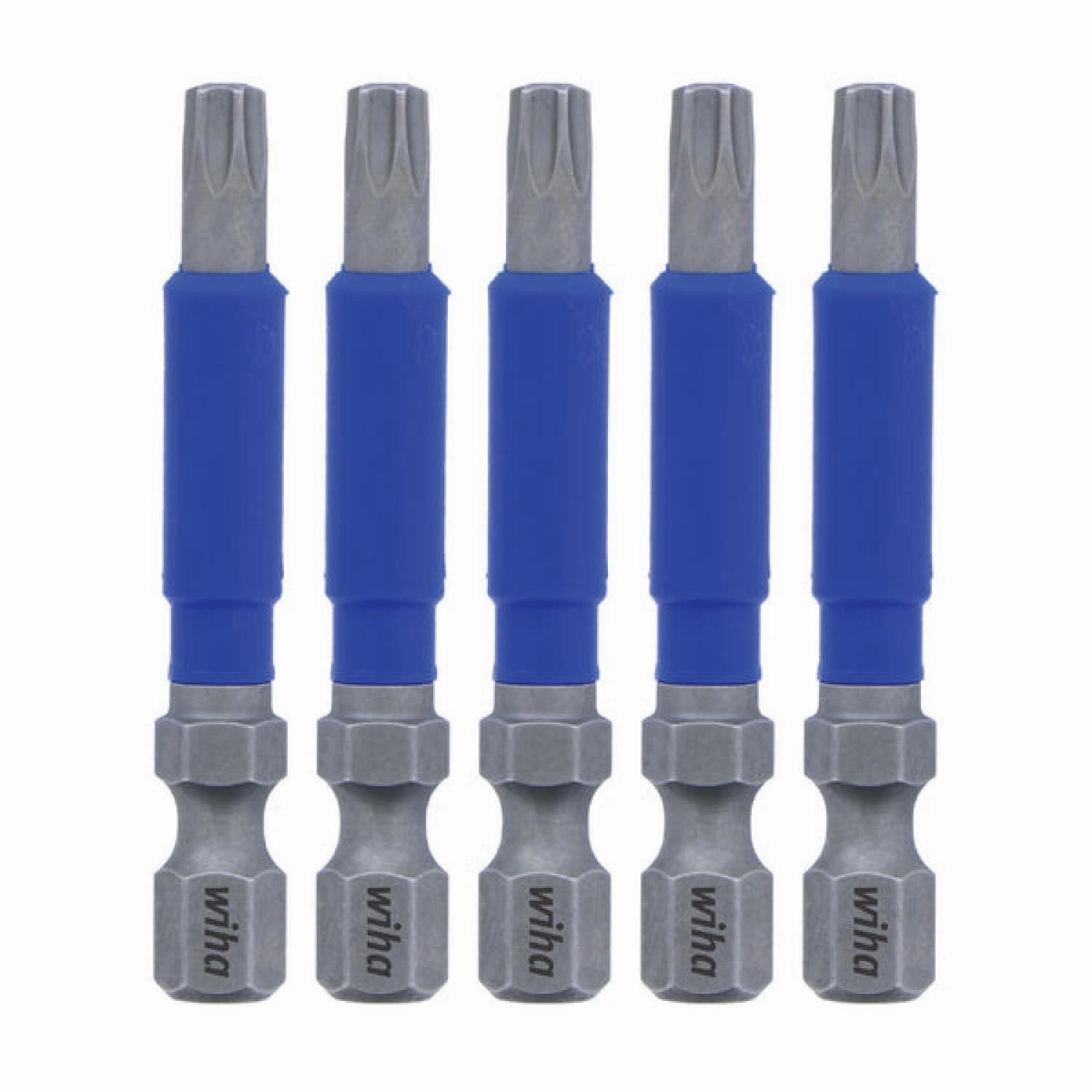 Wiha Tools 70277 TerminatorBlue Impact Bit TORX T25 - 2 Inch - 5 Pack