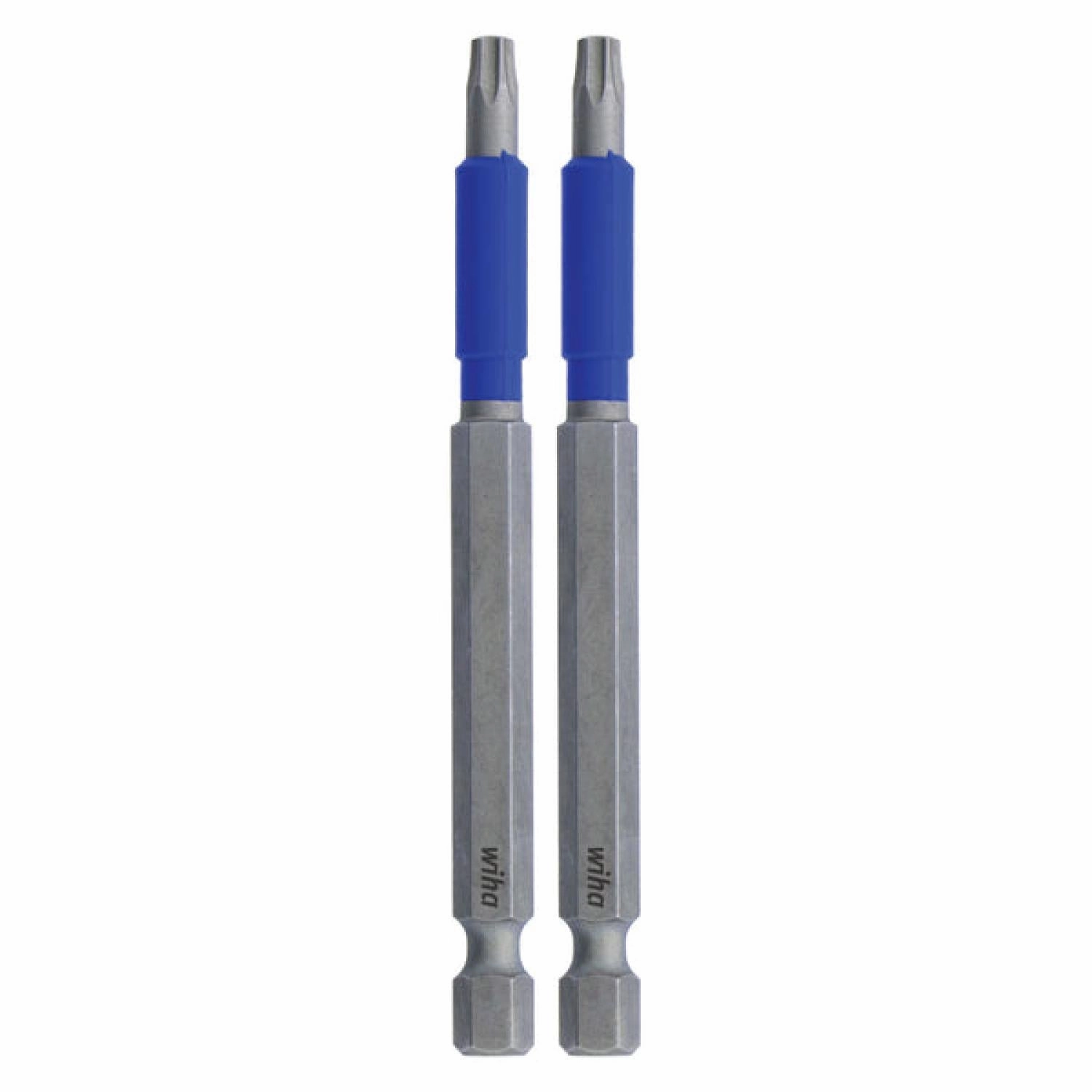 Wiha Tools 70319 TerminatorBlue Impact Bit TORX T20 - 3.5 Inch - 2 Pack