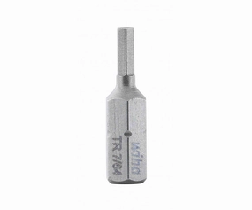 Wiha Tools 71934 Security Hex Insert Bit, 7/64" x 25 mm, 10 Pk.