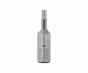 Wiha Tools 71941 Security Hex Insert Bit, 2.5 mm x 25 mm, 10 Pk.