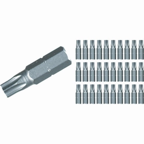 Wiha Tools 72577 TORX Contractor Insert Bit T20 x 25mm - 30 Pack