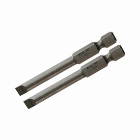 Wiha Tools 73906 Slotted Power Bit, 3.0 mm x 70 mm, 2 Pk.