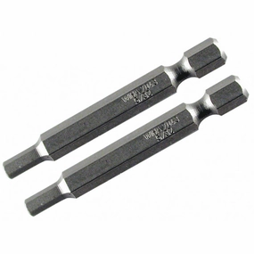 Wiha Tools 73934 Hex Metric Power Bit, 8.0 mm x 70 mm, 2 Pk.