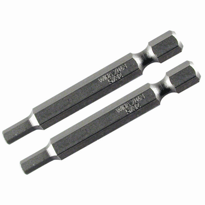 Wiha Tools 73934 Hex Metric Power Bit, 8.0 mm x 70 mm, 2 Pk.