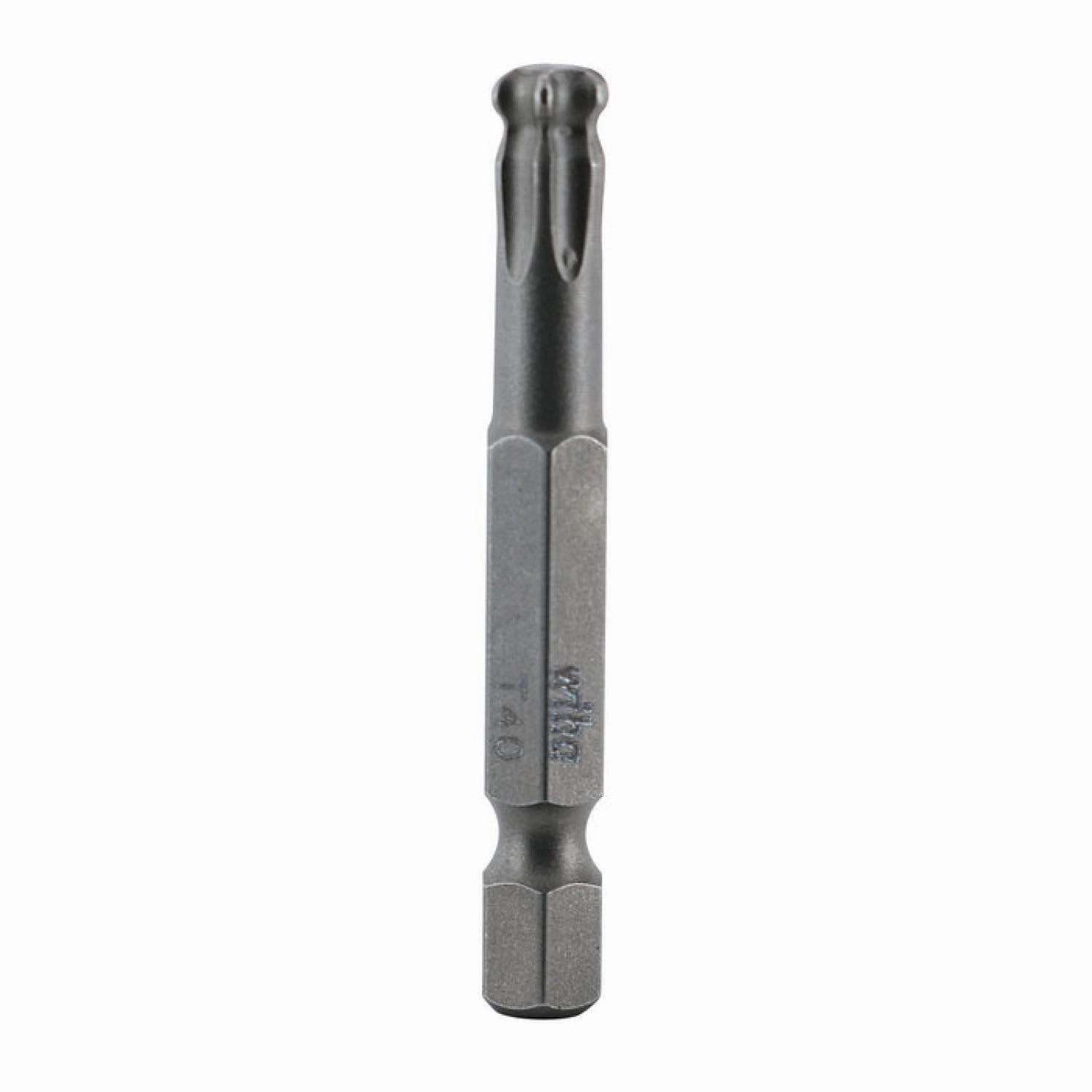 Wiha Tools 74541 TORX Ball End Power Bit, T40 x 50 mm, 10 Pk.