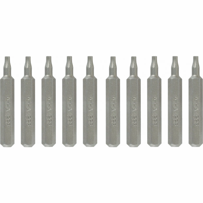 Wiha Tools 75674 System 4 5-Point Pentalobe Micro Bits, PS3 x 28 mm, 10 Pk.
