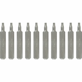 Wiha Tools 75674 System 4 5-Point Pentalobe Micro Bits, PS3 x 28 mm, 10 Pk.
