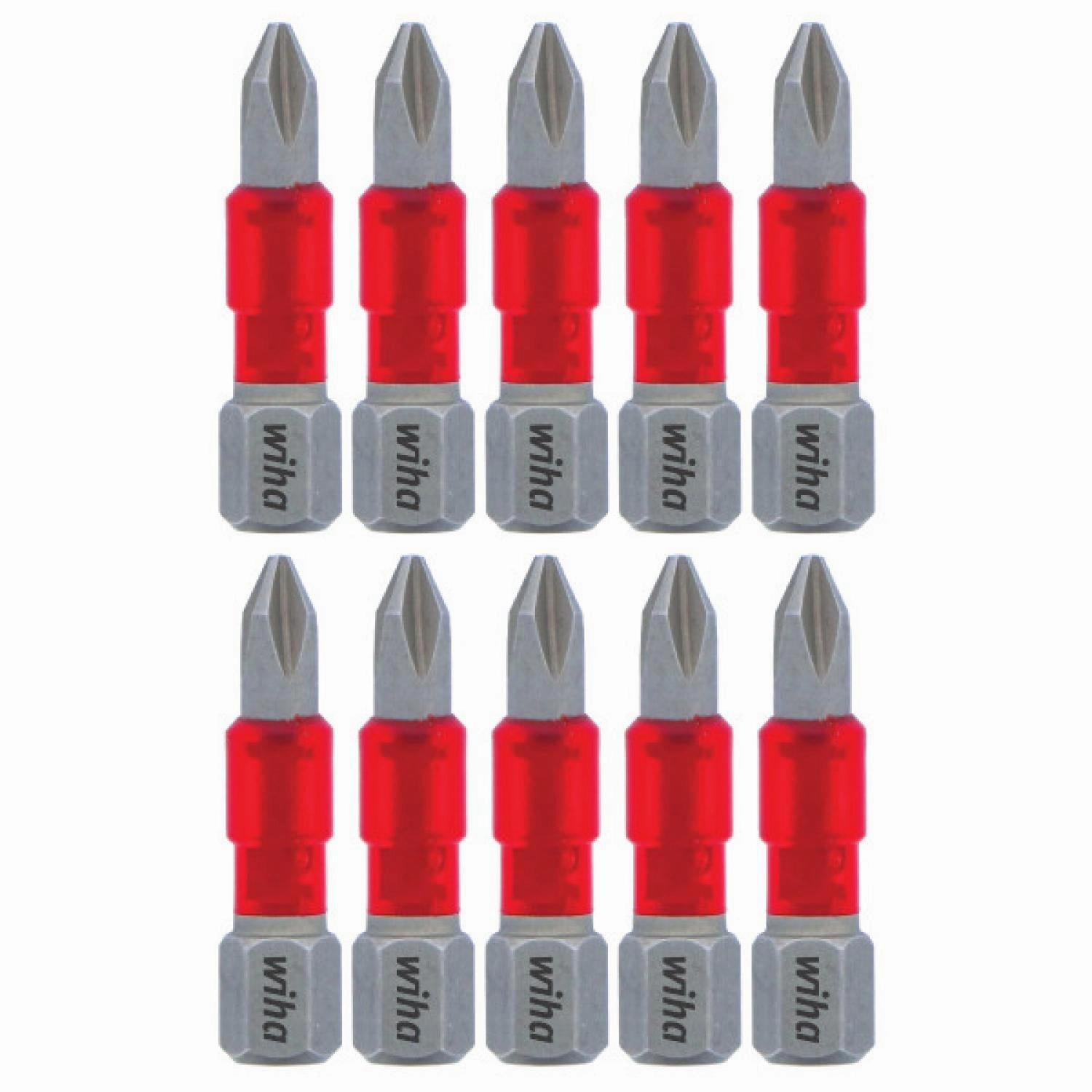Wiha Tools 76501 MaxxTor Impact Bit Phillips #1 - 29mm - 10 Pack