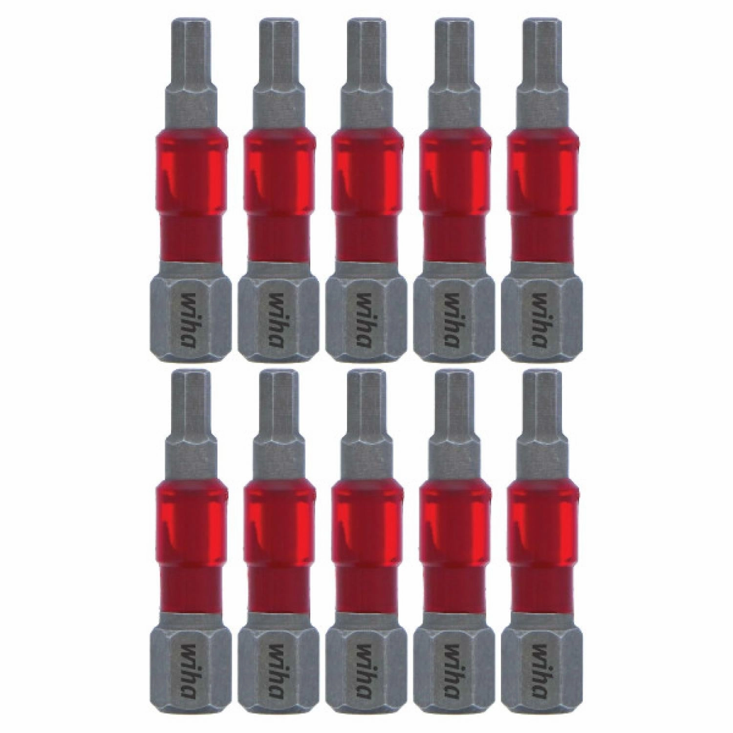 Wiha Tools 76530 MaxxTor Impact Bit Hex 1/8" x 29mm - 10 Pack - 10 Pack