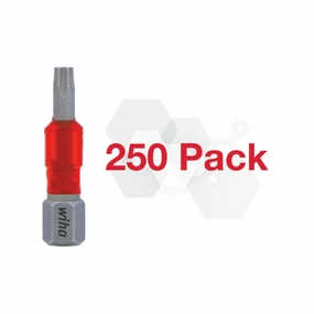 Wiha Tools 76585 Terminator Impact Insert Bit TORX T15, Pack of 250 Bits