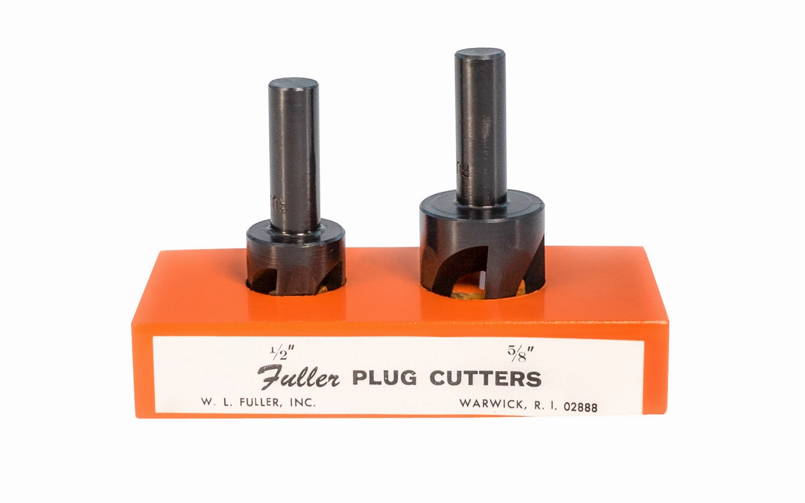 WL Fuller 2-Piece Plug Cutter Set - 3/8" Shank ~ 11696002