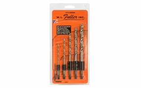 WL Fuller 5-PC HSS Drill Bit Set with Quick Change ~ 15149005C