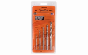 WL Fuller 5-PC SAE Plexi Point Drill Set - 14495005C